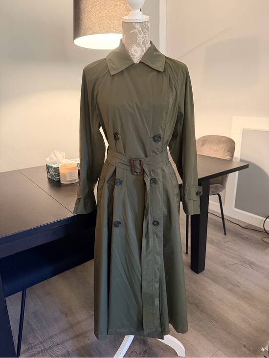 MaxMara Jackets & Blazers - MaxMara Weekend Olive Green Light Trenchcoat